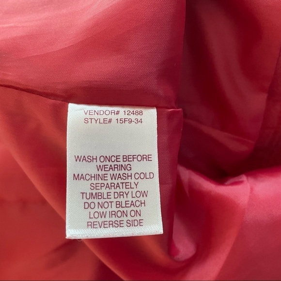 Northern Reflections red button up SOFT suede like blazer jacket - Picture 10 of 13